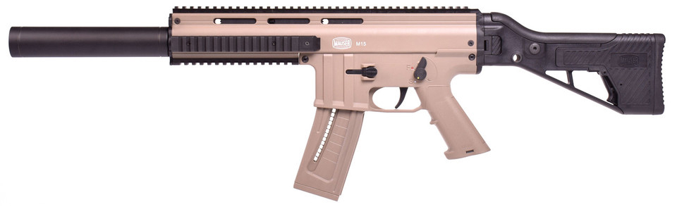 BLG MAUSER M-15 SD TAN FAKE SUPPRESSOR 10RD - Rifles & Lower Receivers